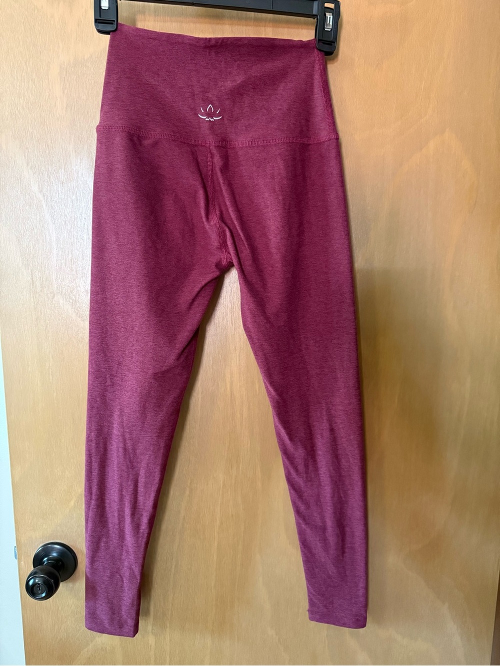 Women’s High-Rise Burgundy Leggings